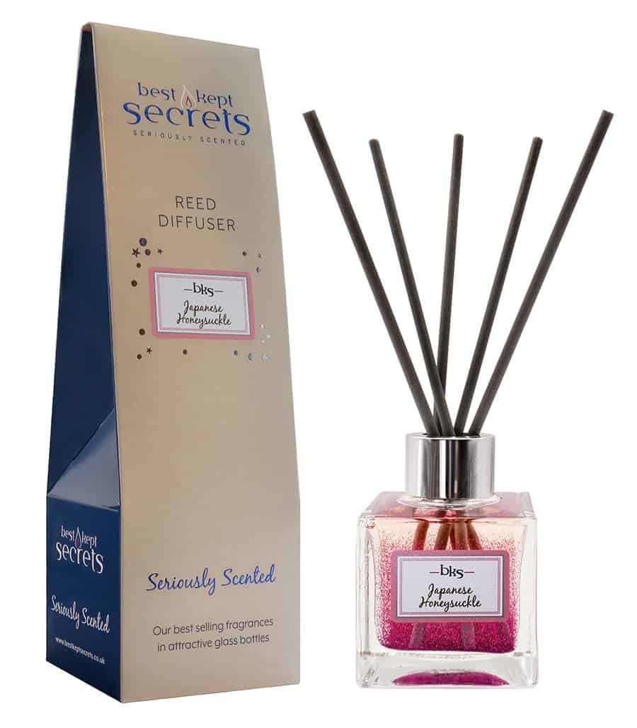 Japanese Honeysuckle Sparkly Reed Diffusers
