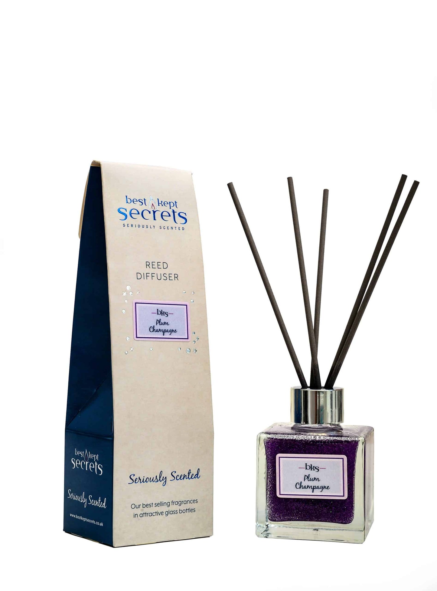 Plum Champagne Sparkly Reed Diffuser
