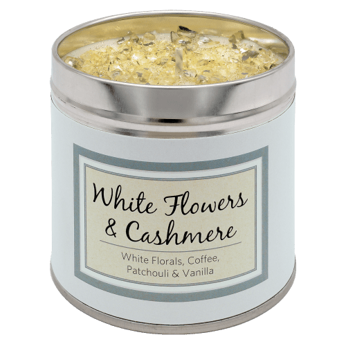 White Flowers & Cashmere Scented Candle