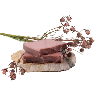 Raspberry & Vanilla Soap Slice