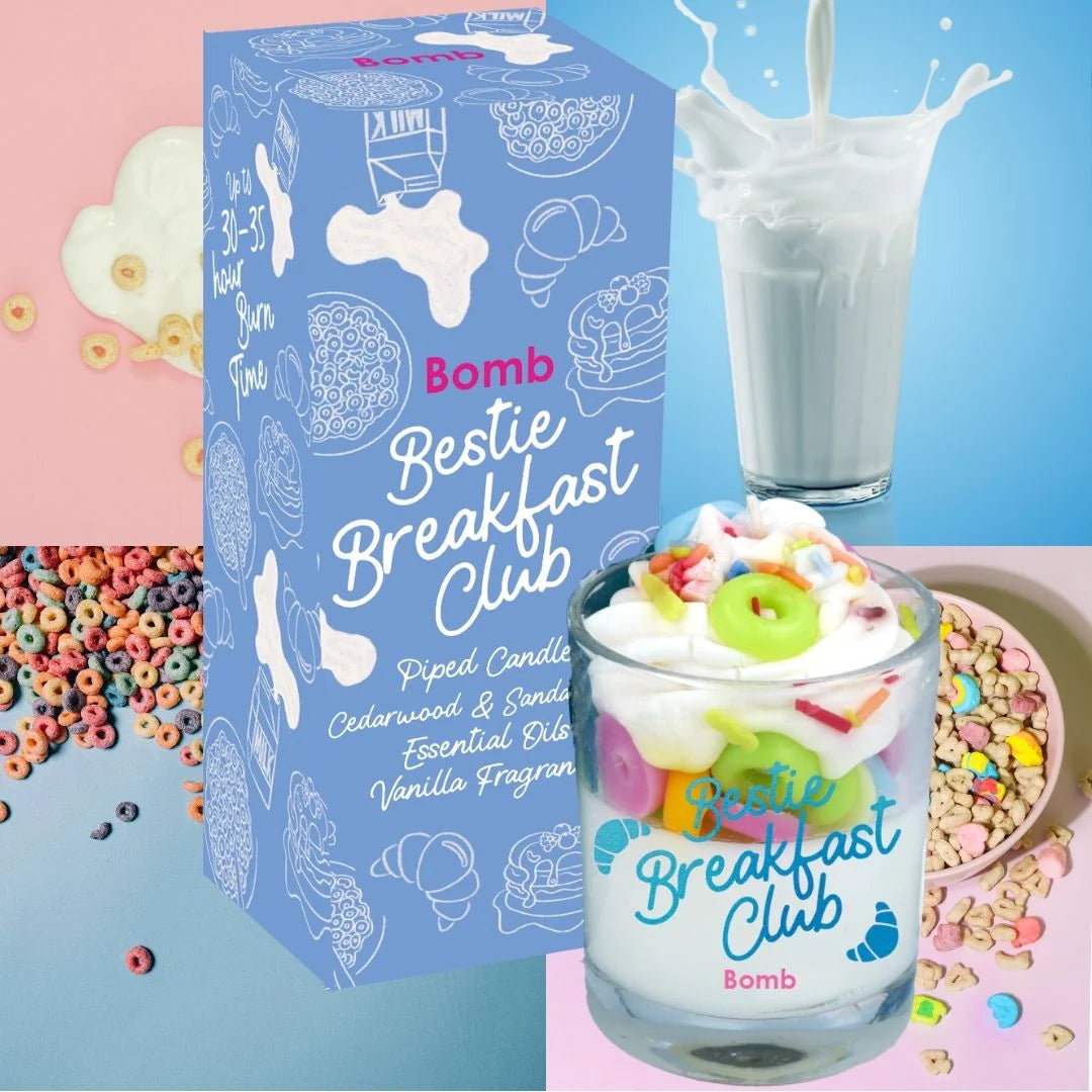 Bestie Breakfast Piped Candle