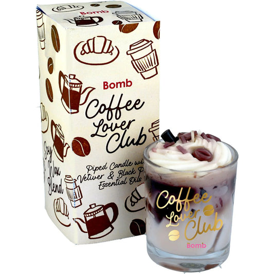 Coffee Lover Club Piped Candle