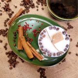 Coffee & Vanilla - Medium Soy Candles with Coffee Beans