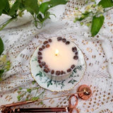 Coffee & Vanilla - Medium Soy Candles with Coffee Beans