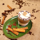 Coffee & Vanilla - Medium Soy Candles with Coffee Beans