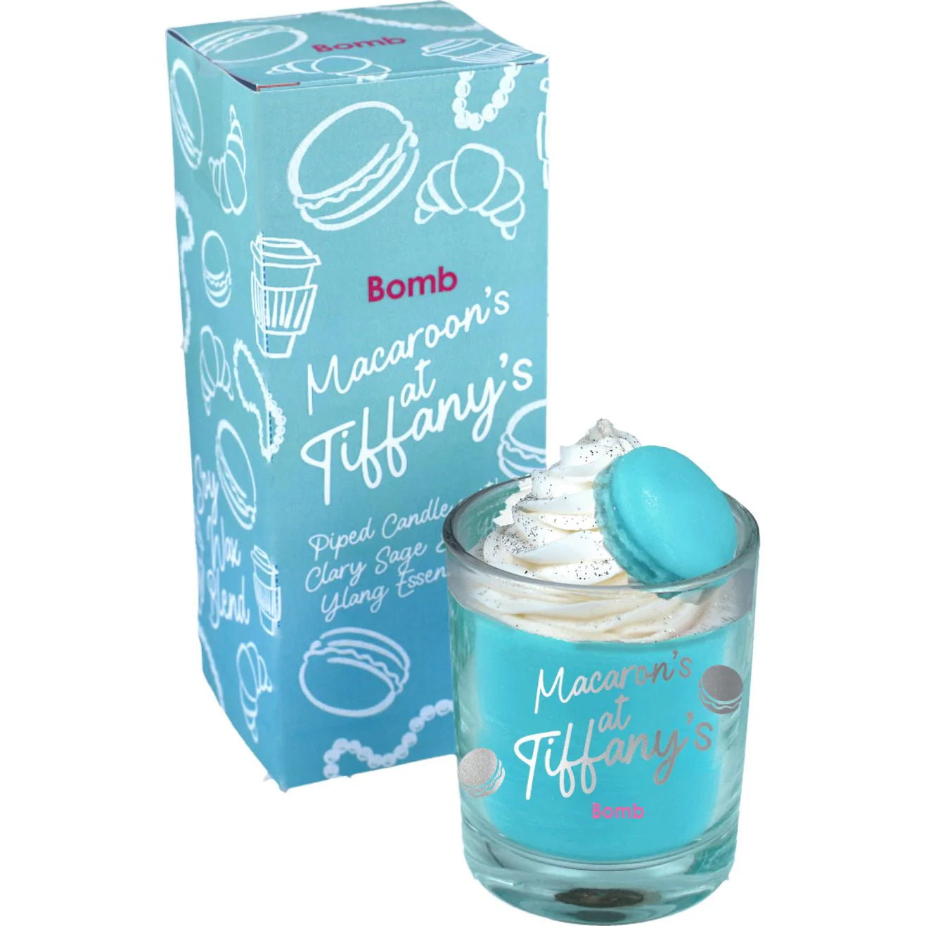 Macaroons at Tiffany's Piped Candle